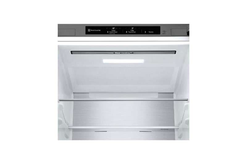 LG Frigorífico Combi Door Cooling+, 1,86m, Clasificación D, capacidad de 374l, inox antihuellas. Serie 700, GBV7180DPY