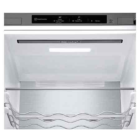 LG Frigorífico Combi Door Cooling+, 2,03m, Clasificación B, capacidad de 419l, Inox antihuellas. Serie 700, GBV7280BPY.OBSEXC
