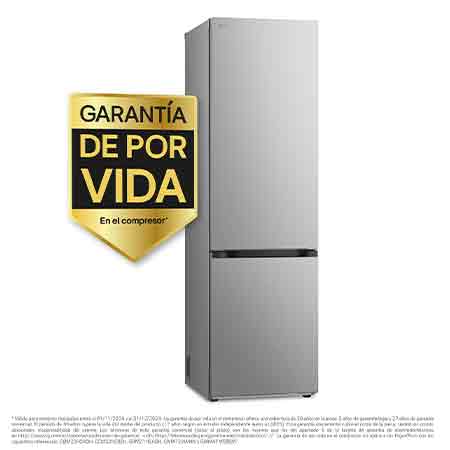 LG Frigorífico Combi Door Cooling+, 2,03m, Clasificación B, capacidad de 419l, Inox antihuellas. Serie 700, GBV7280BPY.OBSEXC