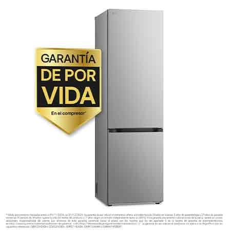 LG Frigorífico Combi Door Cooling+, 2,03m, Clasificación B, capacidad de 419l, Inox antihuellas. Serie 700, GBV7280BPY.OBSEXC