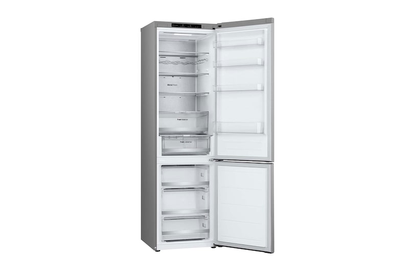 LG Frigorífico Combi Door Cooling+,  2,03m, Clasificación D, capacidad de 419l, inox antihuellas. Serie 700, GBV7280DPY