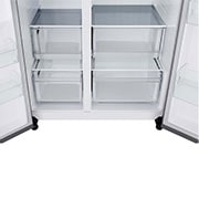 LG Outlet Frigorífico Side By side  Serie 400, E, 664L, Inox antihuellas, GSBC40PYPE.OUTLET