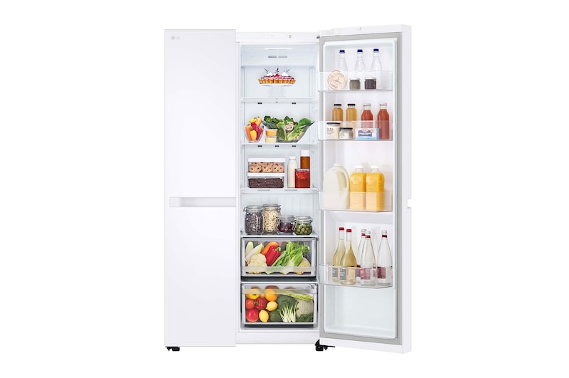 LG Frigorífico Side By side  Serie 400,  Blanco.  E, 664 L, GSBC40SWPE