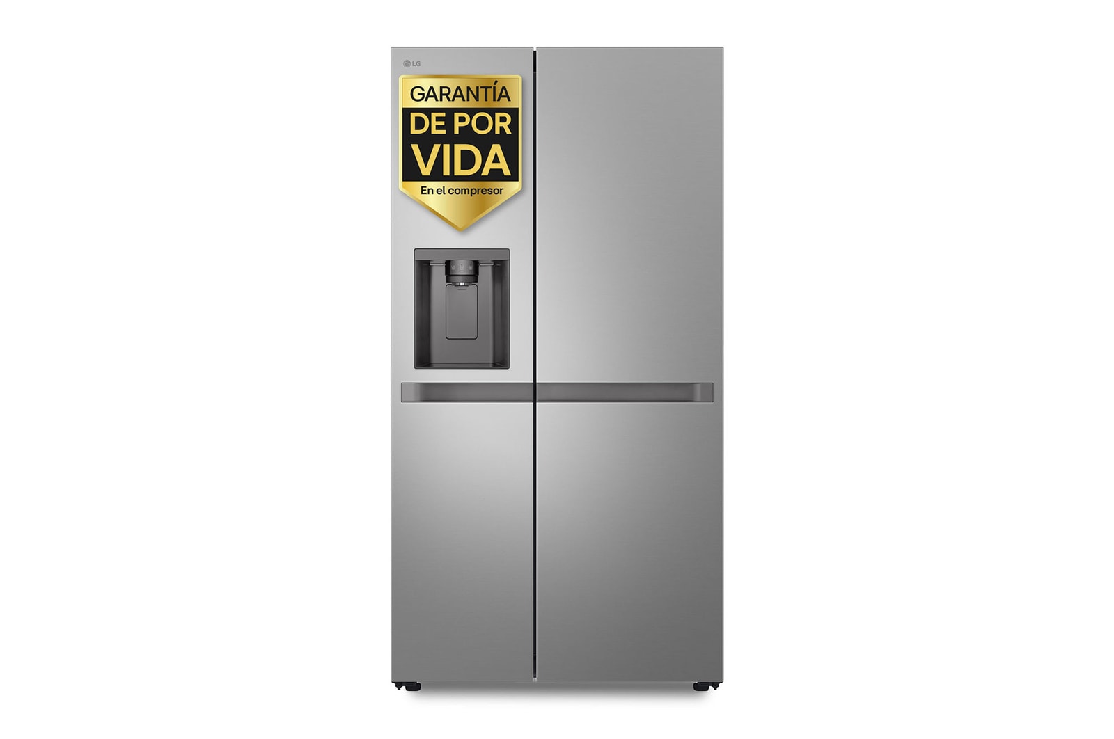LG Frigorífico Side By side Serie 400, Inox antihuellas. E, 641 L, GSLC40PYPE.APYQEUR