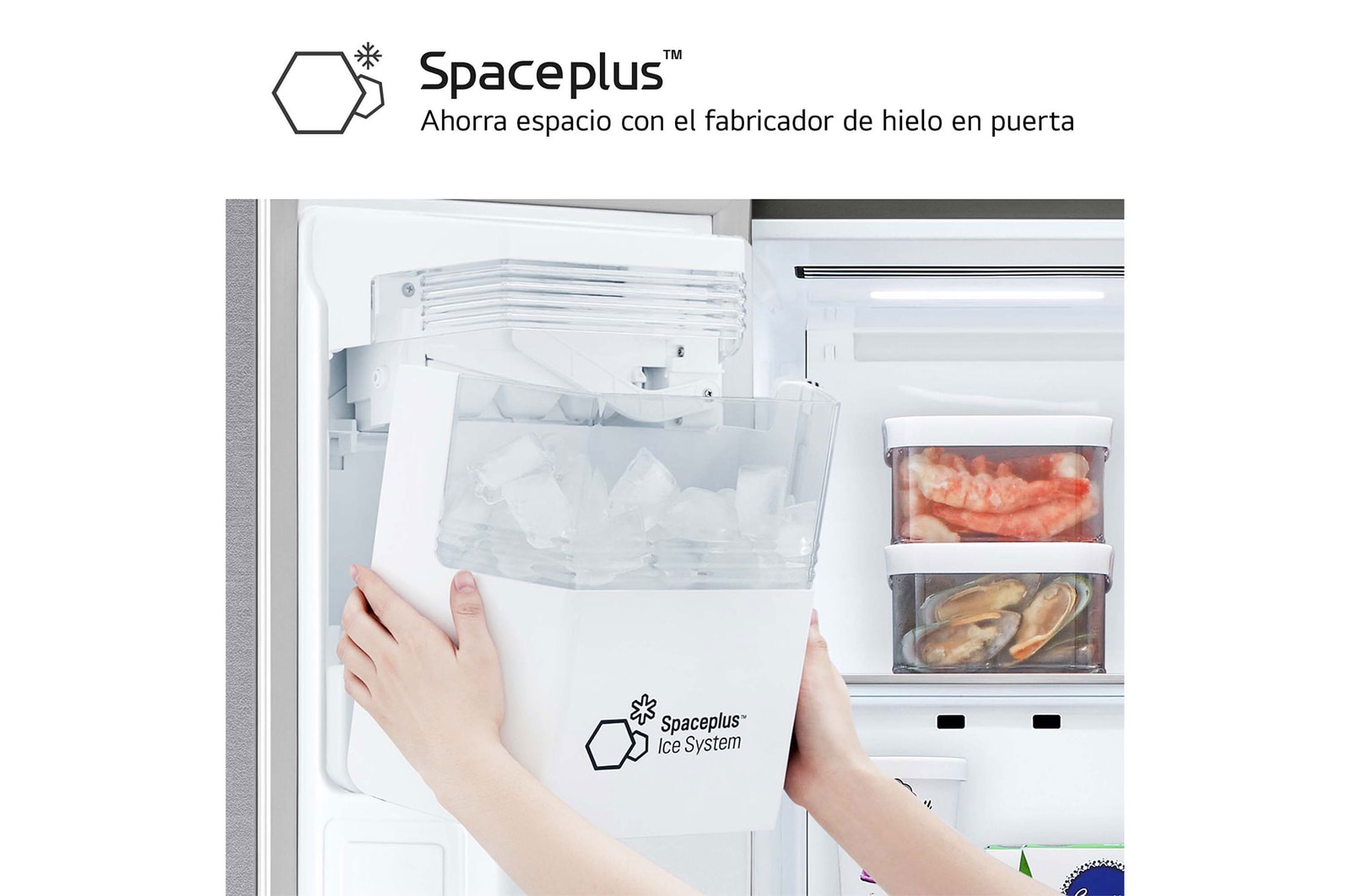 LG Frigorífico Side By side Serie 400, Inox antihuellas. E, 641 L, GSLC40PYPE.APYQEUR
