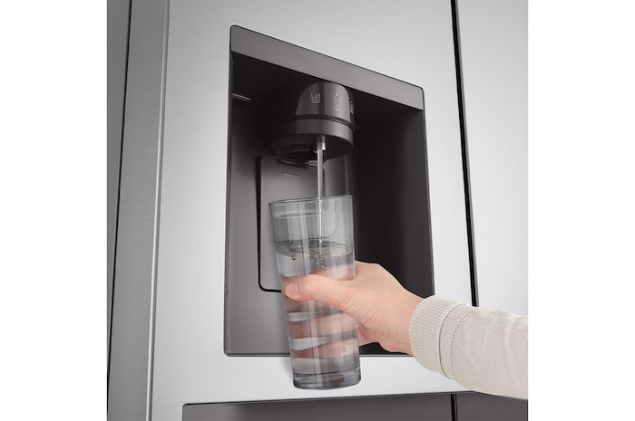 LG Frigorífico Side By side Serie 400, Inox antihuellas. E, 641 L, GSLC40PYPE.APYQEUR