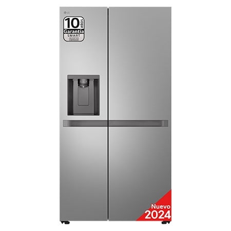 Outlet Frigorífico Side By side  Serie 400, sin toma de agua, Inox antihuellas.  E, 641 L - GSLC41PYPE.OUTLET - LG