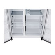 LG Outlet Frigorífico Side By side  Serie 400, sin toma de agua, Inox antihuellas.  E, 641 L, GSLC41PYPE.OUTLET