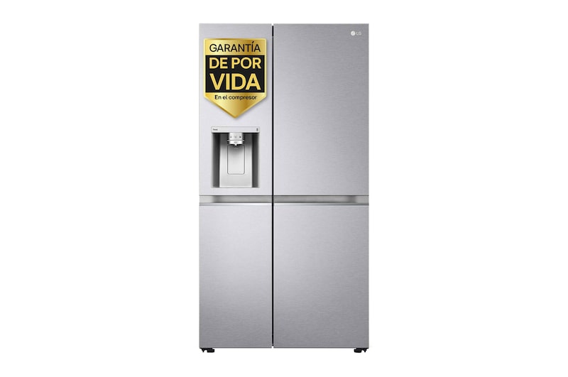 LG Frigorífico Americano Side By side, Clasificación D, 635 L, sin toma de agua, GSLV91MBAD