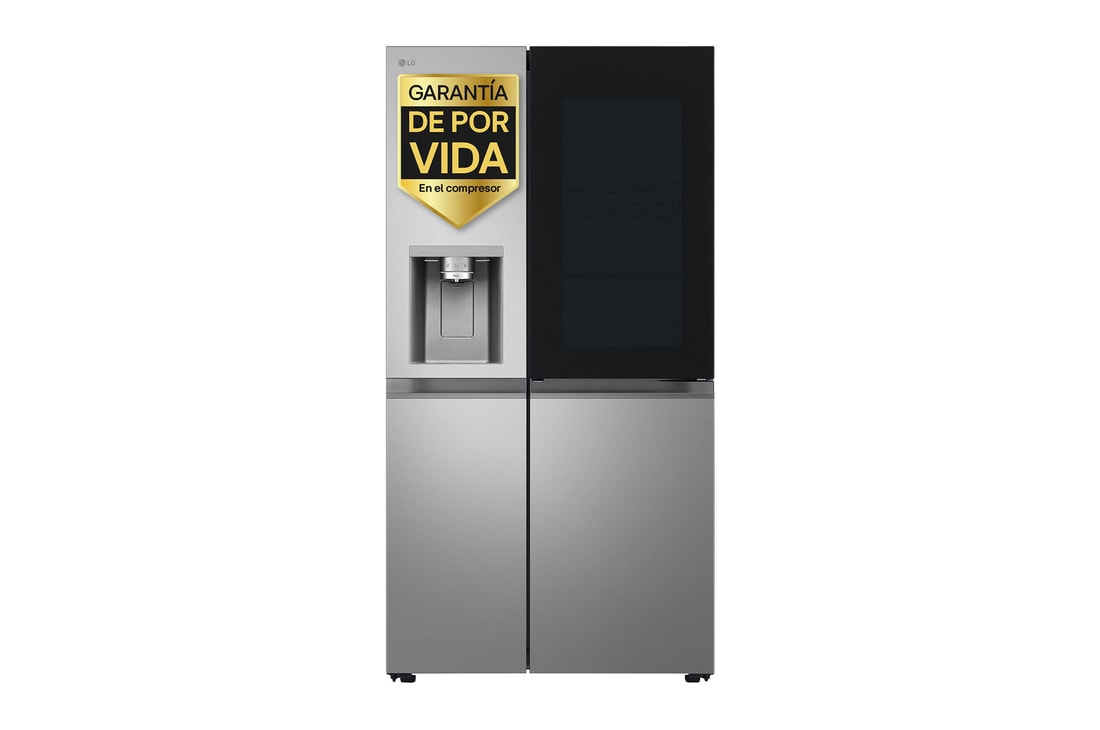 LG Frigorífico Side By side , Serie 800, Instaview Door-In-Door, Clasificación D, 628 L, GSXE80PYBD