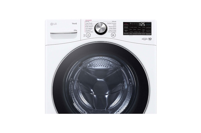 LG Lavadora inteligente AI Direct Drive. TurboWash 360º, 20kg ,  1000rpm B, Blanca, Serie XXL, F0P3CYV2W