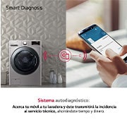 LG Lavadora LG F1P1CY2T., 17 kg, E, Inox Antihuellas, 1100rpm, Serie  XXL, F1P1CY2T