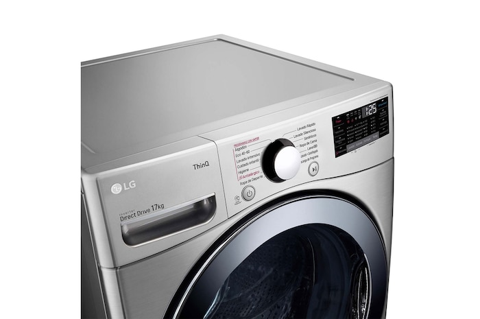 LG Lavadora LG F1P1CY2T., 17 kg, E, Inox Antihuellas, 1100rpm, Serie XXL, F1P1CY2T