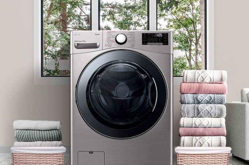 LG Lavadora LG F1P1CY2T., 17 kg, E, Inox Antihuellas, 1100rpm, Serie  XXL, F1P1CY2T