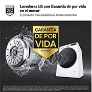 LG Lavasecadora inteligente AI Direct Drive TM, Turbowash 360º, 11/6kg, 1400rpm, Un 10% más eficiente que  A(lavado) / D(secado) Blanca, Serie 600, F4DR6011AGW
