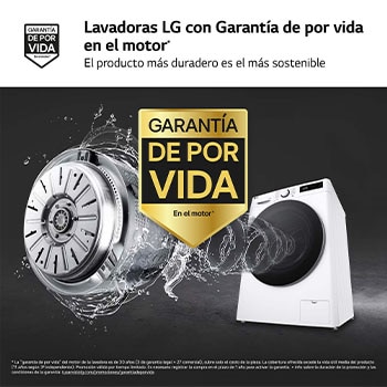 LG Lavasecadora inteligente AI Direct Drive TM, Turbowash 360º, 11/6kg, 1400rpm, Un 10% más eficiente que  A(lavado) / D(secado) Blanca, Serie 600, F4DR6011AGW