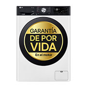 LG Lavasecadora inteligente AI Direct Driveᵀᴹ, Turbowash 360º, Autodosificación 10/6kg, 1400rpm,  Un 10% más eficiente que  A(lavado) /D(secado) Blanca, Serie 750, F4DR7510AGW