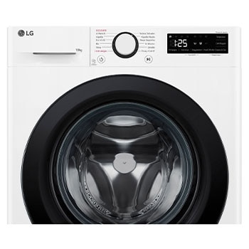 LG Lavadora inteligente AI Direct Drive,  Vapor,  10kg ,  1400rpm Un 10% más eficiente que A, Serie 500, F4WR5010A6W