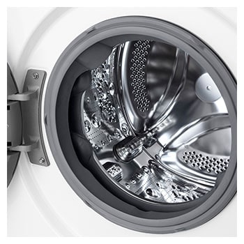 LG Lavadora inteligente AI Direct Drive,  Vapor,  10kg ,  1400rpm Un 10% más eficiente que A, Serie 500, F4WR5010A6W