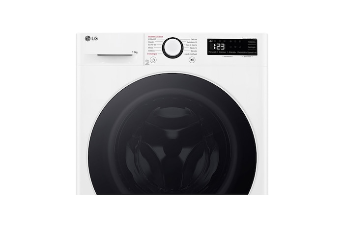 LG Lavadora inteligente AI Direct Drive. TurboWash 360º, Vapor, 13kg , 1400rpm Un 20% más eficiente que A, Serie 600, F4WR6013A0W