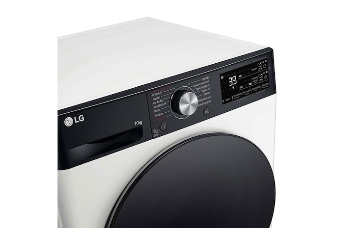 LG Lavadora inteligente AI Direct Drive. TurboWash 360º, Autodosificación, 10kg , 1400rpm Un 10% más eficiente que A, Serie 750, F4WR7510AGH