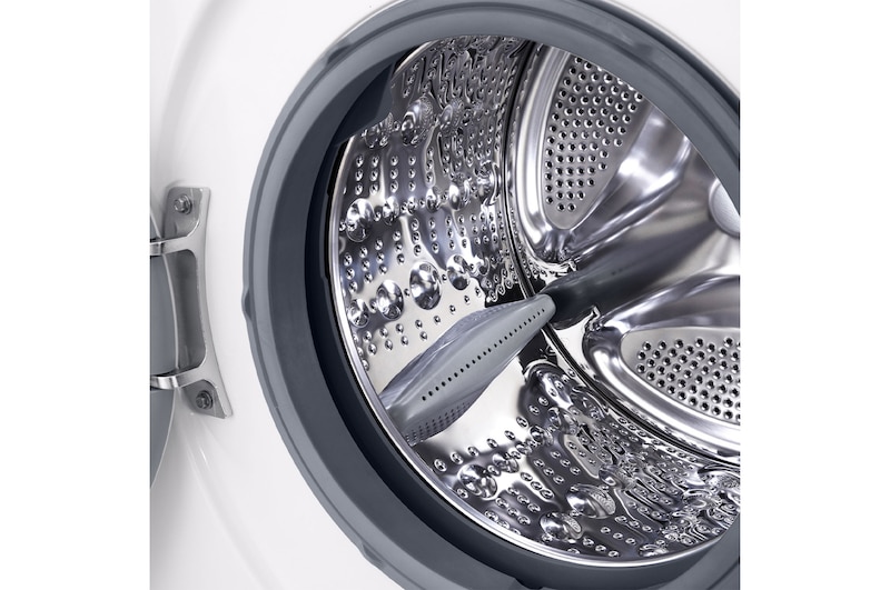 LG Lavadora eficiente 8kg, 1400rpm, A, con vapor, Serie 100, F4X1008NWH