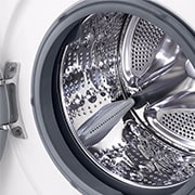 LG Lavadora eficiente 8kg, 1400rpm, A, con vapor, Serie 100, F4X1008NWH