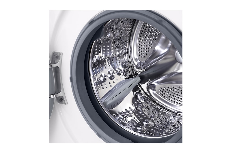 LG Lavadora eficiente 8kg, 1400rpm, A, con vapor, Serie 100, F4X1008NWH