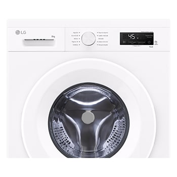 LG Lavadora eficiente 8kg, 1400rpm, A, con vapor, Serie 100, F4X1008NWH