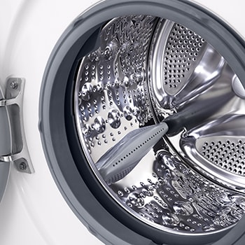 LG Lavadora eficiente 8kg, 1400rpm, A, con vapor, Serie 100, F4X1008NWH