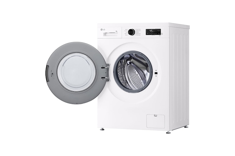 LG Lavadora eficiente 9kg, 1400rpm, A, con vapor, Serie 100, F4X1009NWK