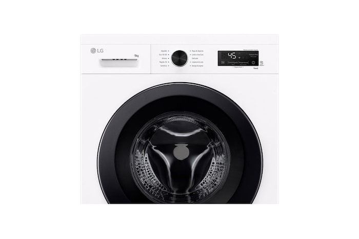 LG Lavadora eficiente 9kg, 1400rpm, A, con vapor, Serie 100, F4X1009NWK