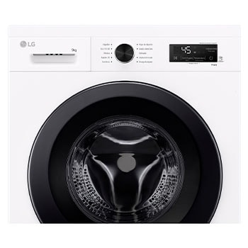LG Lavadora eficiente 9kg, 1400rpm, A, con vapor, Serie 100, F4X1009NWK