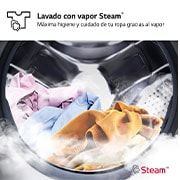 LG 9/6 kg y 1400 rpm Lavasecadora en Blanco, F4DR6009A1W