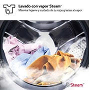 LG Lavasecadora inteligente AI Direct Drive TM, Turbowash 360º, 10/6kg, 1400rpm, Un 10% más eficiente que  A(lavado) /D(secado) Blanca, Serie 600, F4DR6010A0W