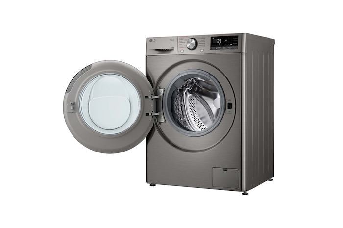 LG Lavasecadora inteligente AI Direct Drive™, Turbowash 360º, 9/6kg, 1400rpm, Un 10% más eficiente que  A(lavado) /D(secado), Inox, Serie 700, F4DR7009AGS