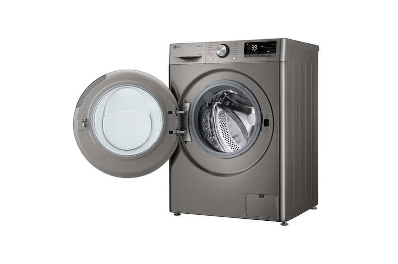 LG Lavasecadora inteligente AI Direct Drive™, Turbowash 360º, 9/6kg, 1400rpm, Un 10% más eficiente que A(lavado) /D(secado), Inox, Serie 700, F4DR7009AGS