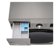 LG Lavasecadora inteligente AI Direct Drive™, Turbowash 360º, 9/6kg, 1400rpm, Un 10% más eficiente que  A(lavado) /D(secado), Inox, Serie 700, F4DR7009AGS