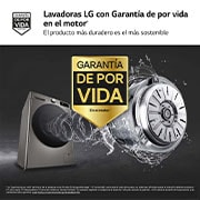 LG Lavasecadora inteligente AI Direct Drive TM, Turbowash 360º, 11/6kg, 1400rpm,  Un 10% más eficiente que  A(lavado) /D(secado) Inox antihuellas, Serie 700, F4DR7011AGS
