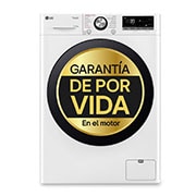 LG Lavasecadora inteligente AI Direct Drive TM, Turbowash 360º, 11/6kg, 1400rpm,  Un 10% más eficiente que  A(lavado) /D(secado) Blanca, Serie 700, F4DR7011AGW