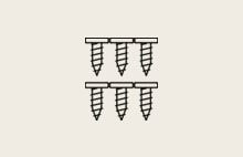 Icono tornillo madera