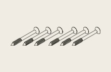 Icono tornillos para ajustar la puerta (∅4 x 40mm)