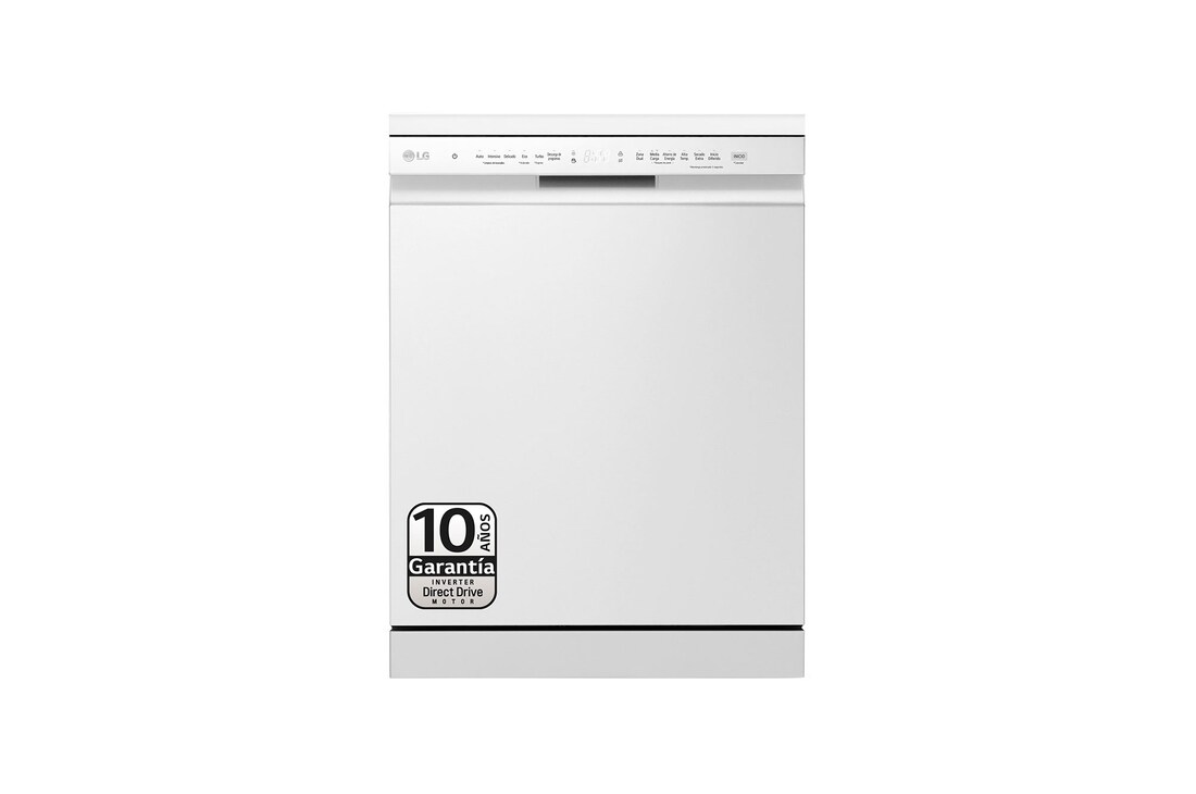 LG Lavavajillas LG QuadWashTM, Blanco , D, DF243FW.ABWQEES