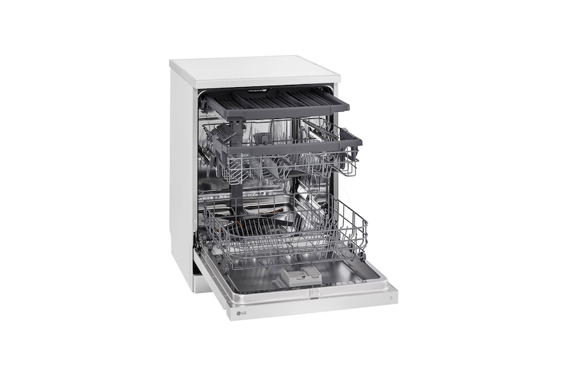 LG Lavavajillas LG QuadWashTM, Blanco , D, DF243FW.ABWQEES