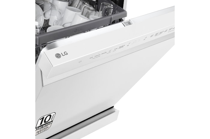 LG Lavavajillas LG QuadWashTM, Blanco , D, DF243FW.ABWQEES