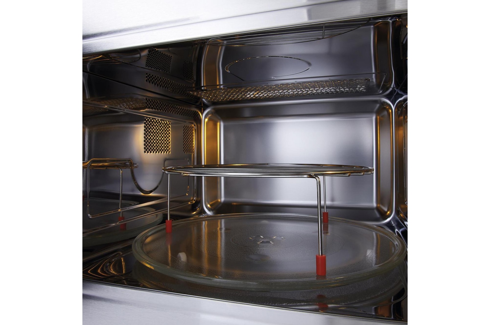 LG Microondas Grill Integración 25 L . 900W Interior de acero inoxidable, MGBZ2593F