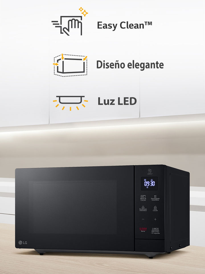 EasyClean™, Diseño elegante, Luz LED