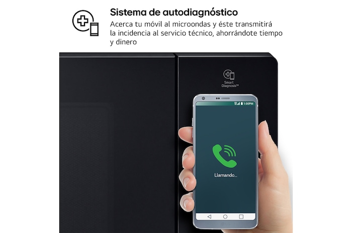 LG Microondas Grill 900W de 30l, Negro, MH7032JAS