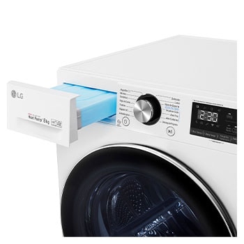 LG Secadora 8kg, C, con Bomba de calor Dual Inverter, Blanca, Serie 900, RC80V9AV2W