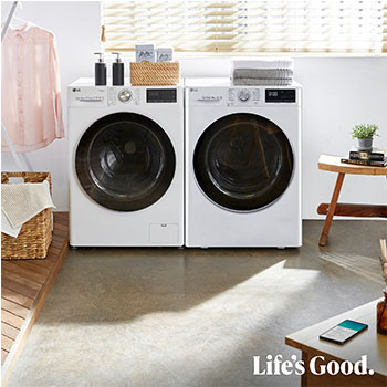 LG Secadora 8kg, C, con Bomba de calor Dual Inverter, Blanca, Serie 900, RC80V9AV2W